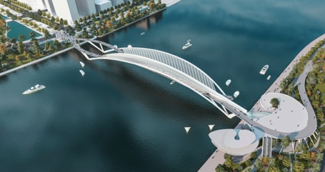 Trình hồ sơ dự án cầu đi bộ 1.000 tỷ đồng qua sông Sài Gòn trong tháng 6/2024