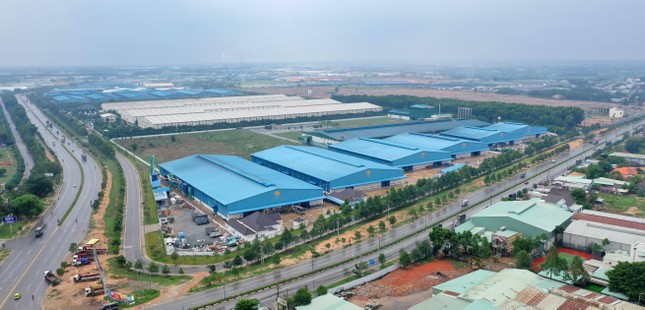 Một khu công nghiệp mới phát triển thu hút nhiều doanh nghiệp FDI tại Phú Giáo.